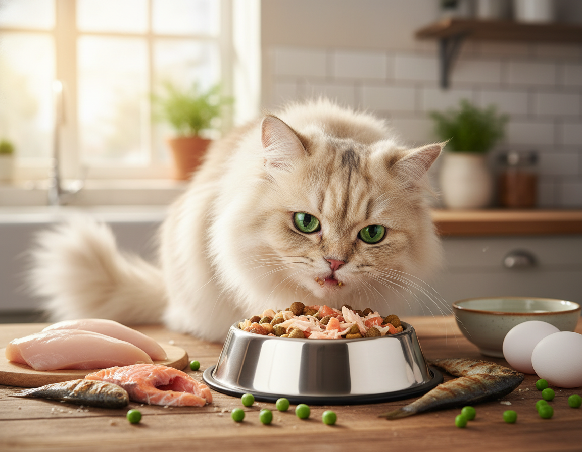 dietă bogată în proteine pentru pisică