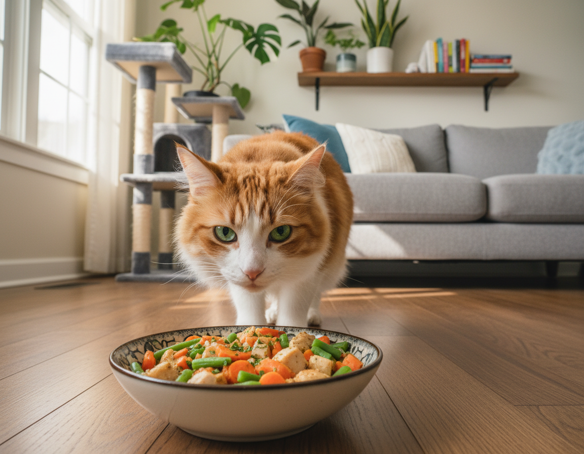 dietă fără cereale pentru pisică