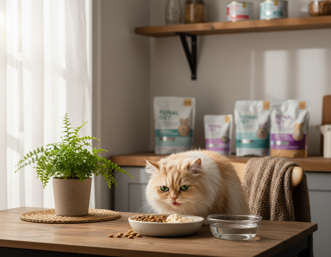 Dieta în cazul bolilor renale la pisici – Tot ce trebuie să știi despre asta!