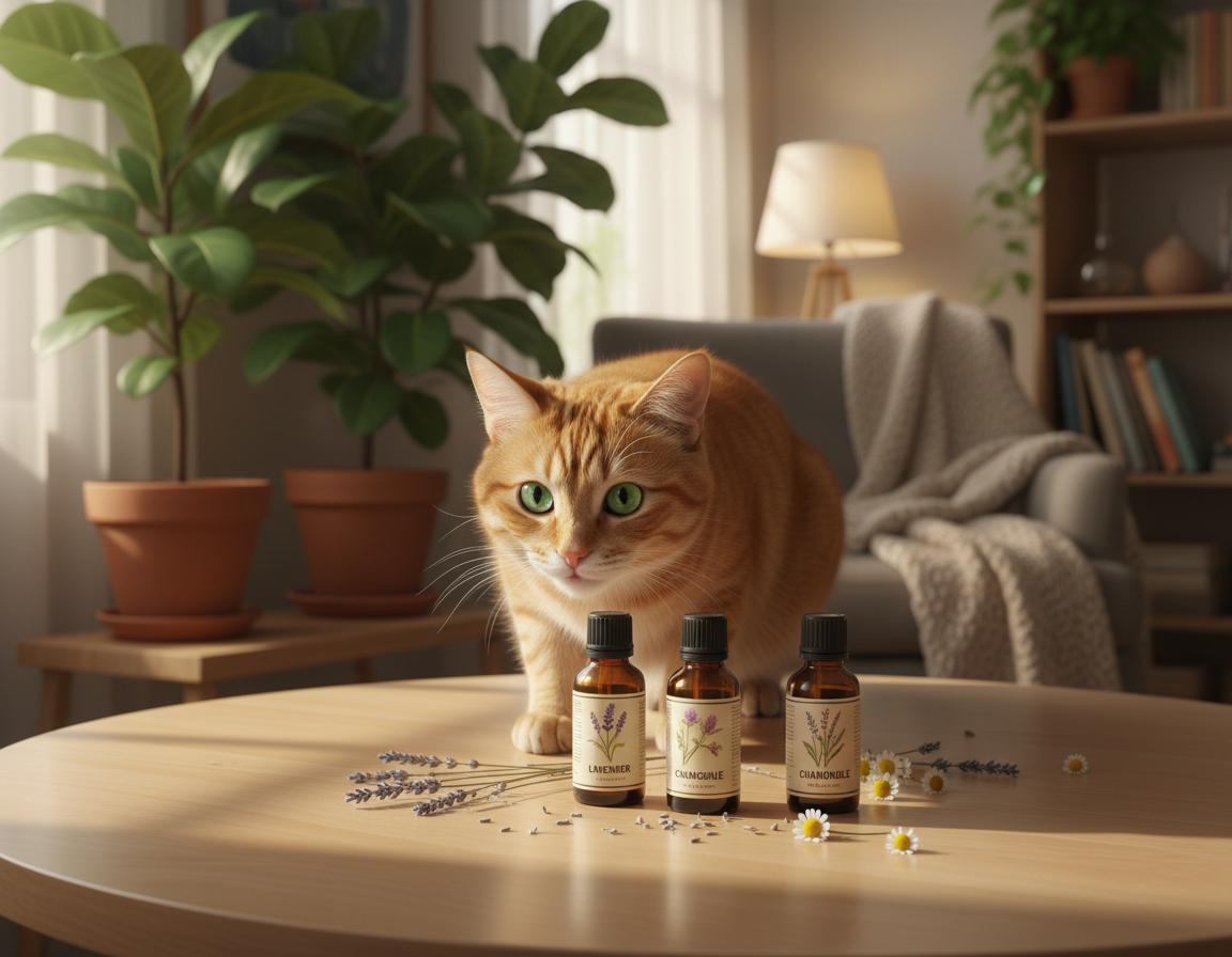 efectele uleiurilor esențiale asupra pisicilor