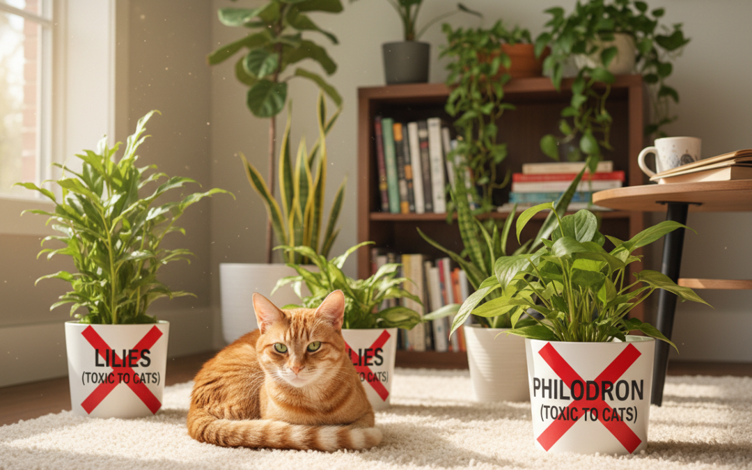 Evitarea plantelor toxice pentru pisică – Tot ce trebuie să știi despre asta!