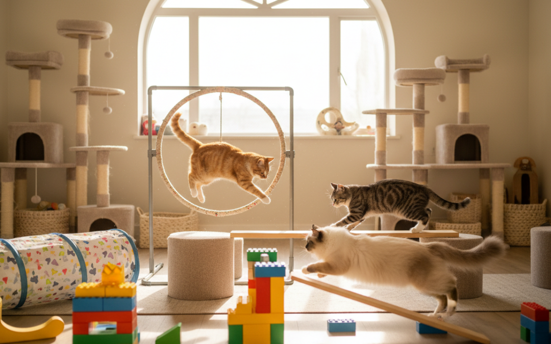 Exerciții de îndemânare pentru pisici – Tot ce trebuie să știi despre asta!