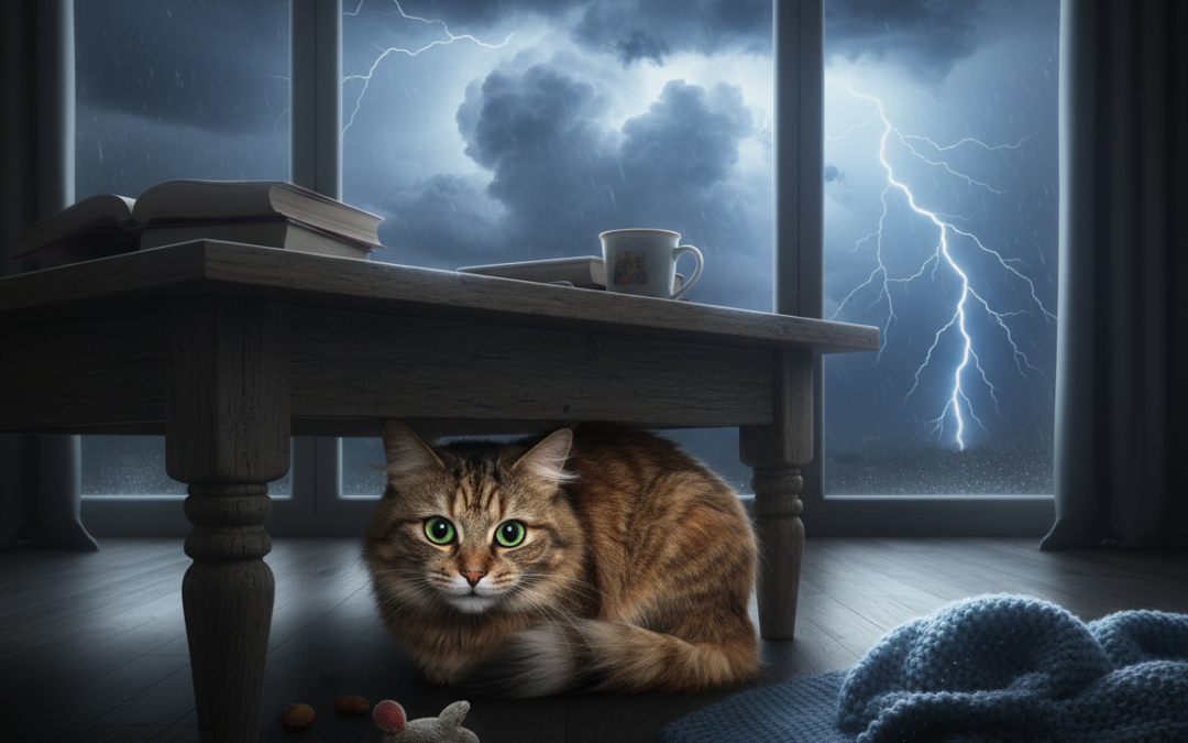 Frica pisicii de furtună – Tot ce trebuie să știi despre asta!