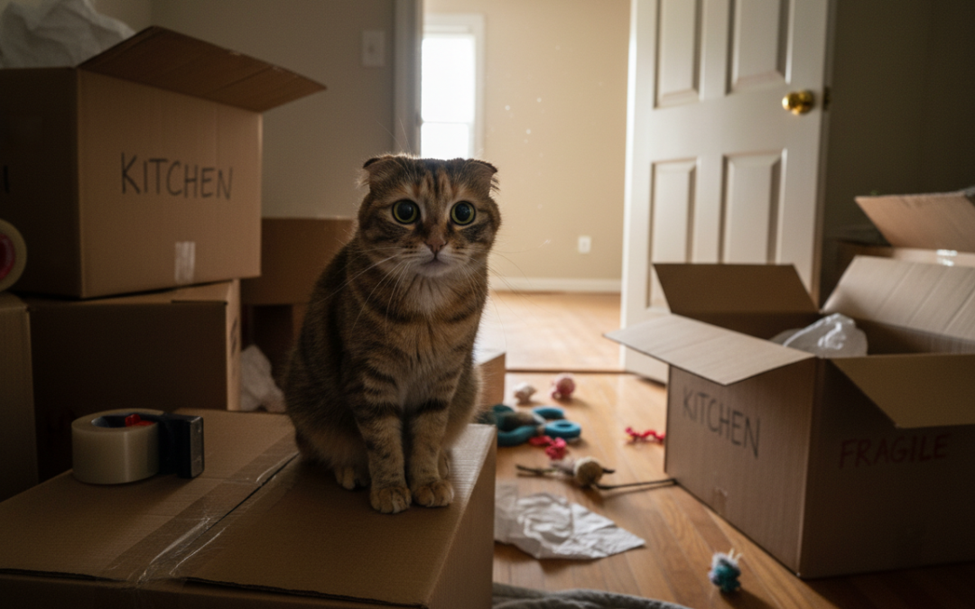 Frica pisicii de mutarea într-o casă nouă – Tot ce trebuie să știi despre asta!