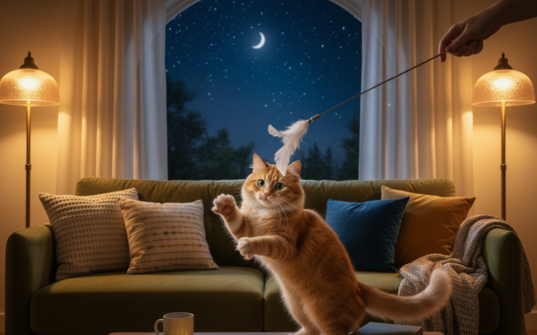 Gestionarea nevoii de mișcare nocturnă a pisicii – Tot ce trebuie să știi despre asta!