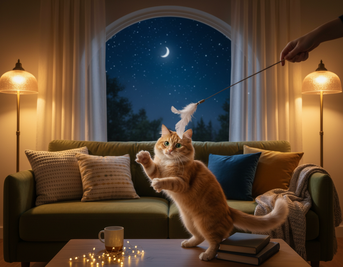 Gestionarea nevoii de mișcare nocturnă a pisicii – Tot ce trebuie să știi despre asta!