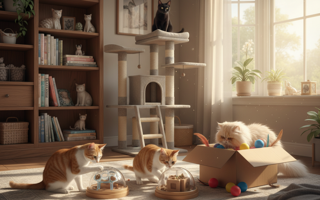 Importanța stimulării mentale la pisici – Tot ce trebuie să știi despre asta!