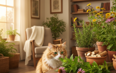 Blog pentru pisici 19 Întărirea sistemului imunitar al pisicii cu plante medicinale – Tot ce trebuie să știi despre asta!