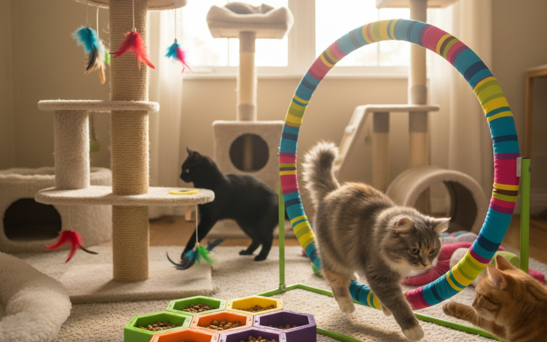 Jocuri de îndemânare pentru pisici – Tot ce trebuie să știi despre asta!