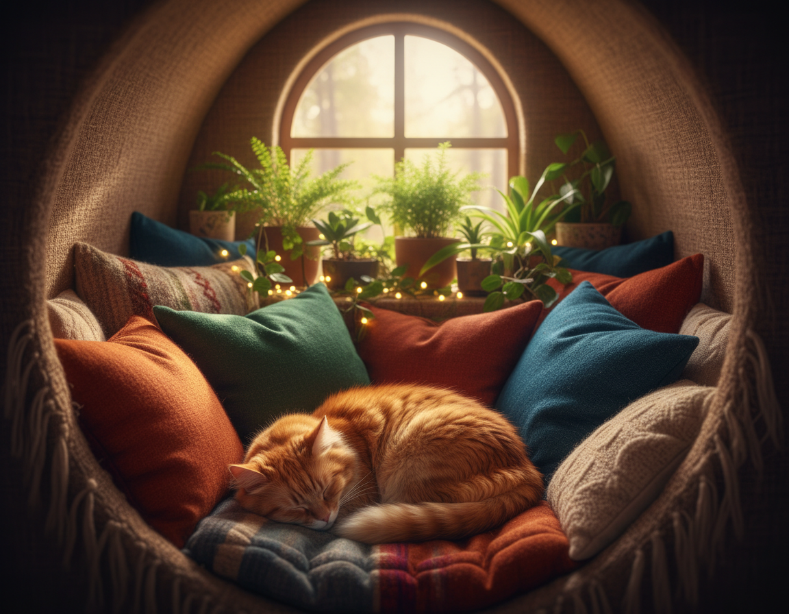 Locuri de odihnă ascunse pentru pisici – Tot ce trebuie să știi despre asta!