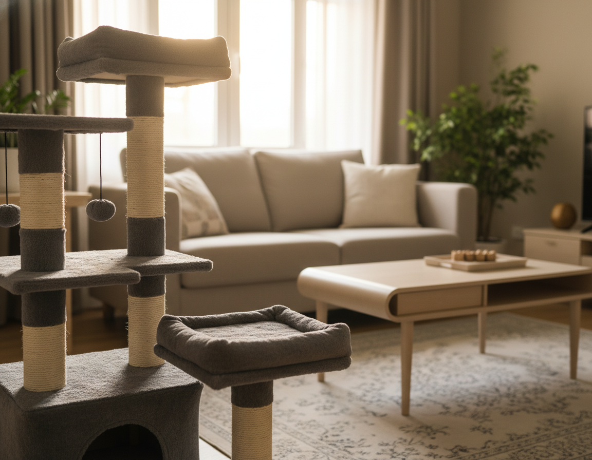 mobilier prietenos cu pisicile