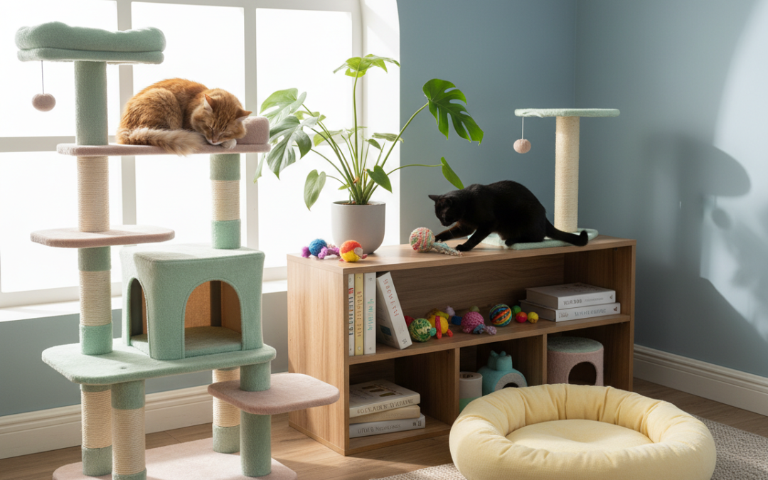 Mobilier sigur pentru pisică – Tot ce trebuie să știi despre asta!