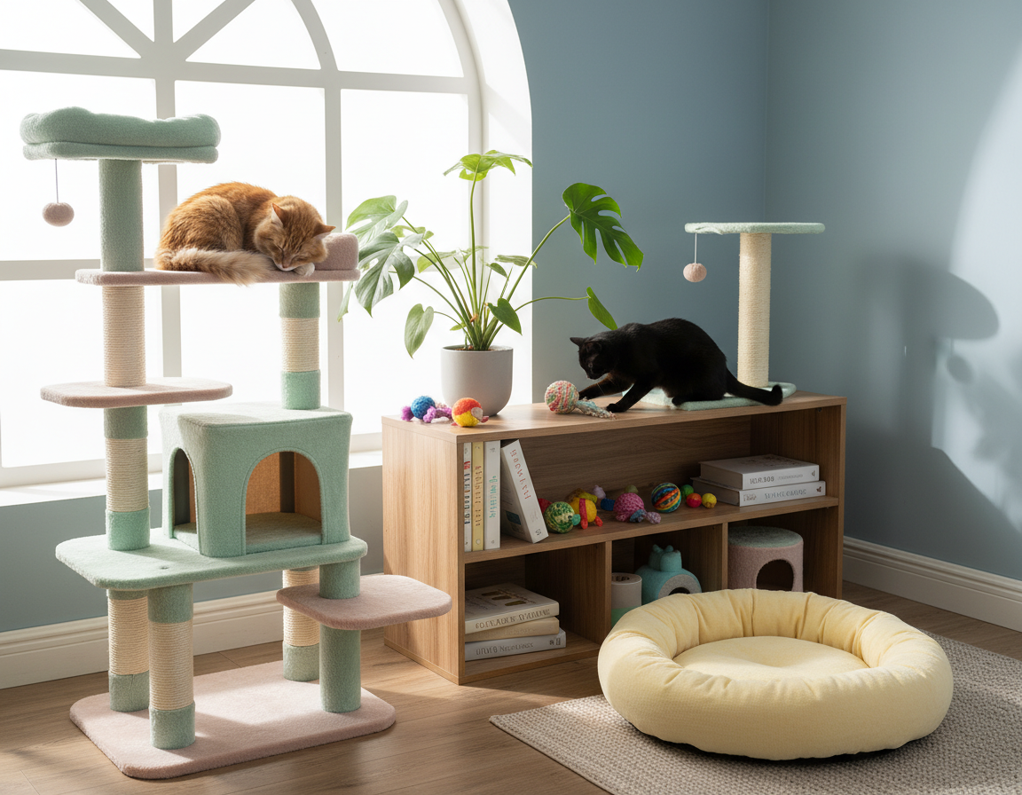 mobilier-sigur-pentru-pisica mobilier sigur pentru pisică