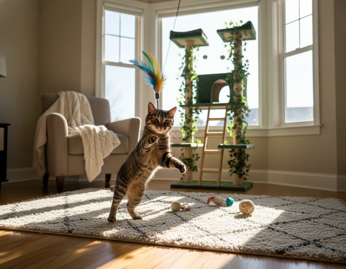 necesarul de mișcare al pisicii