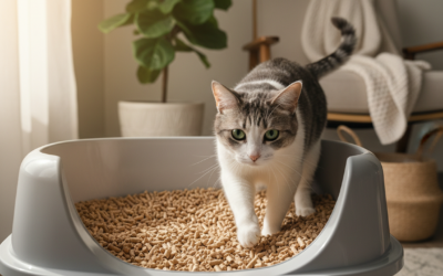 Blog pentru pisici 16 Nisip din peleți de lemn pentru pisici – Tot ce trebuie să știi despre asta!