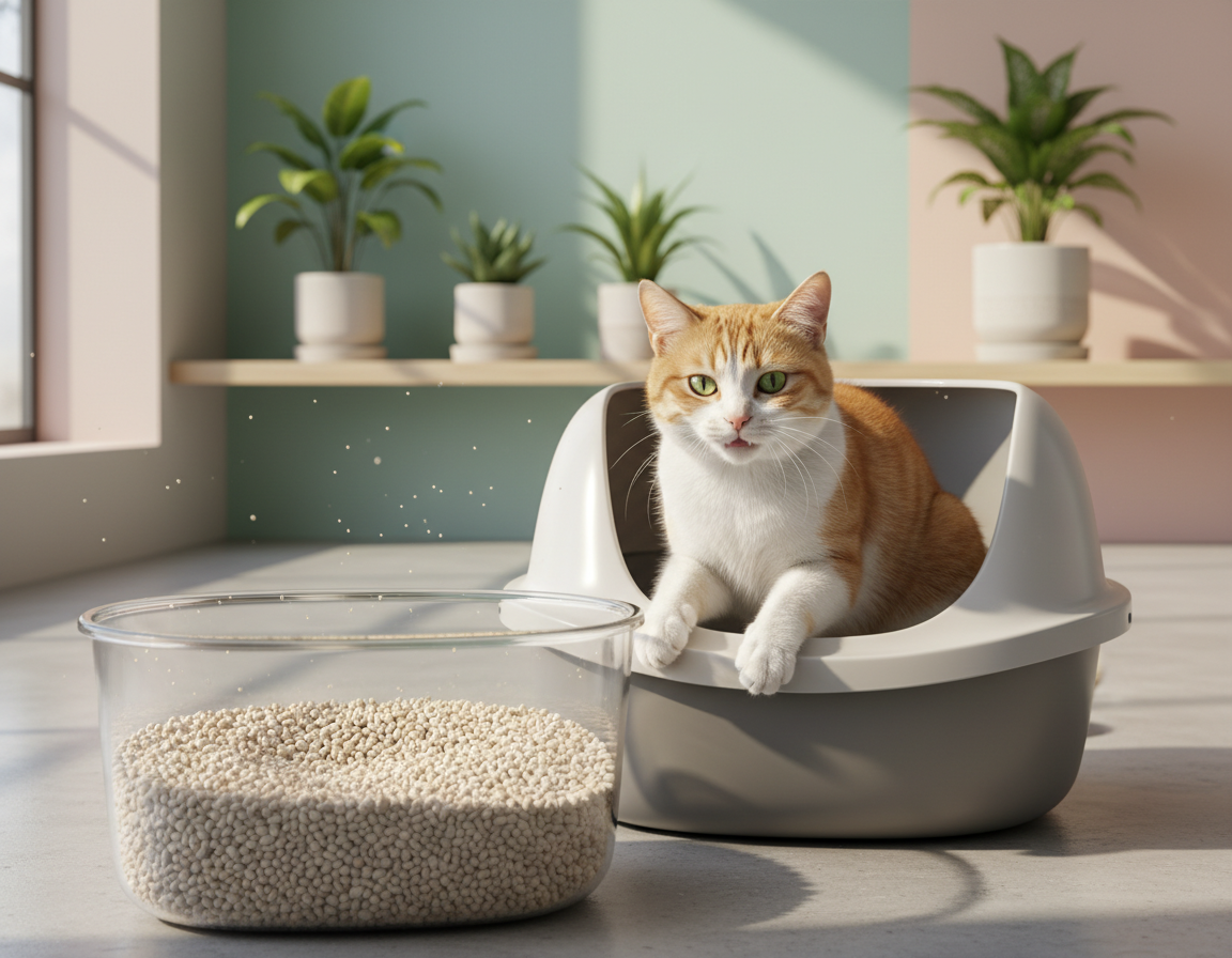 nisip-fara-praf-pentru-pisici nisip fără praf pentru pisici