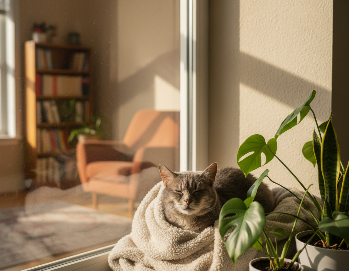 obiceiurile de somn ale pisicii în vârstă