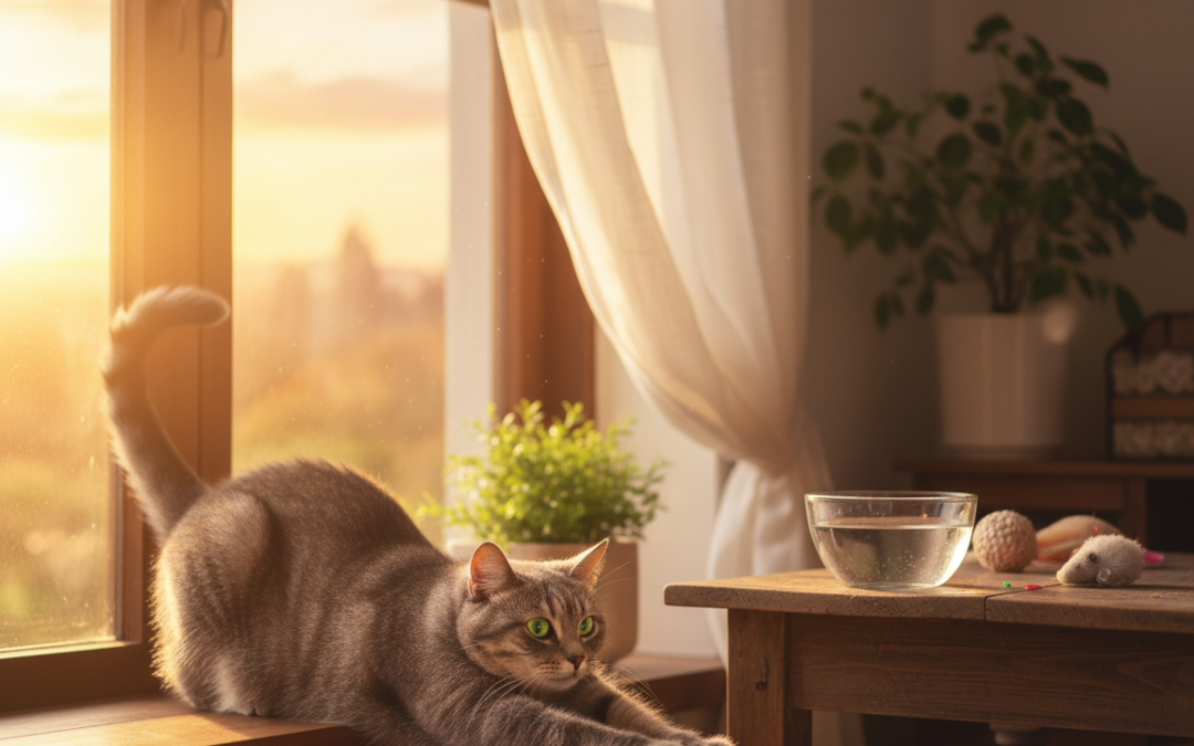 Obiceiurile matinale ale pisicii – Tot ce trebuie să știi despre asta!