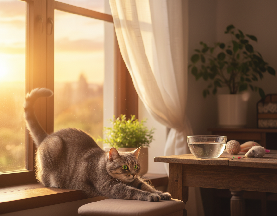 Obiceiurile matinale ale pisicii – Tot ce trebuie să știi despre asta!