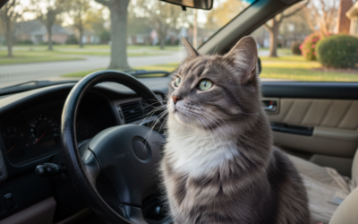 Obișnuirea pisicii cu mașina – Tot ce trebuie să știi despre asta!