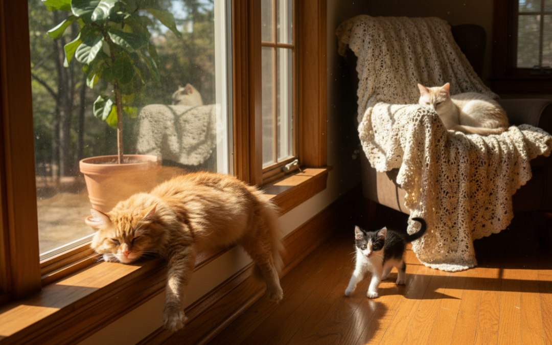 Percepția căldurii la pisici – Tot ce trebuie să știi despre asta!