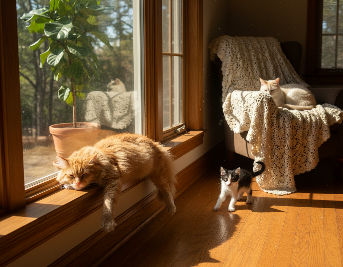 Percepția căldurii la pisici – Tot ce trebuie să știi despre asta!