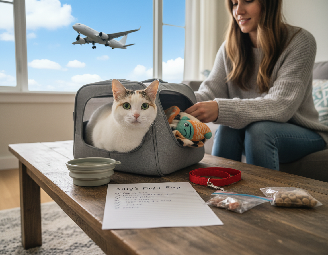 pregatirea-pisicii-pentru-calatoria-cu-avionul pregătirea pisicii pentru călătoria cu avionul