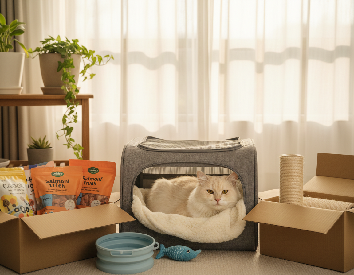 pregatiri-pentru-o-calatorie-linistita-a-pisicii pregătiri pentru o călătorie liniștită a pisicii