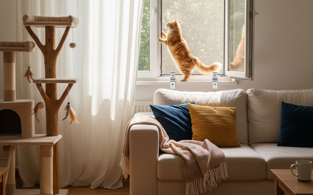 Prevenirea evadării pisicii din locuință – Tot ce trebuie să știi despre asta!