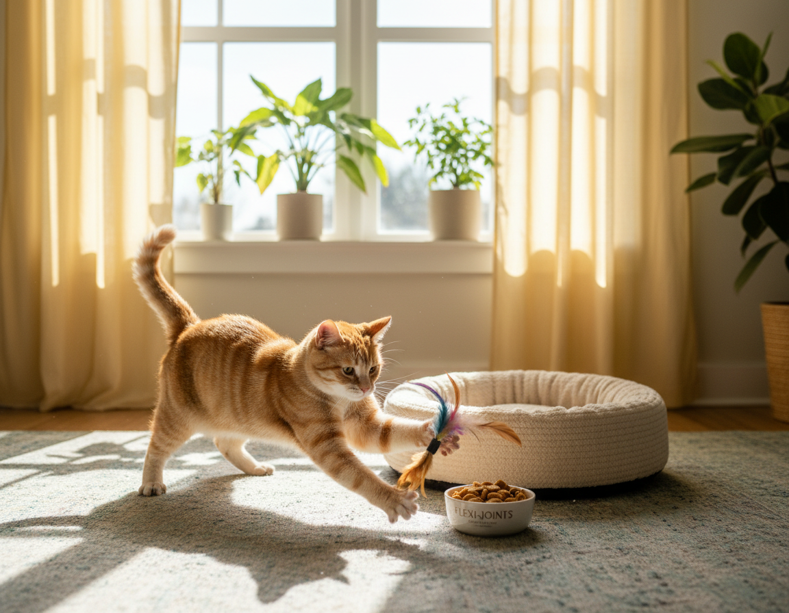 prevenirea problemelor articulare la pisici