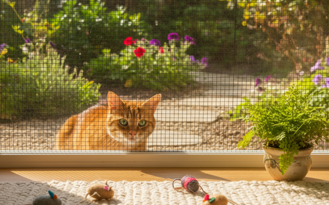 Protecția ferestrelor pentru pisică – Tot ce trebuie să știi despre asta!