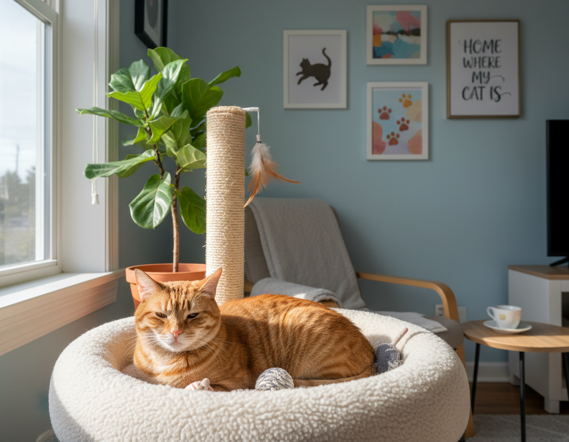 reducerea anxietății de separare la pisici