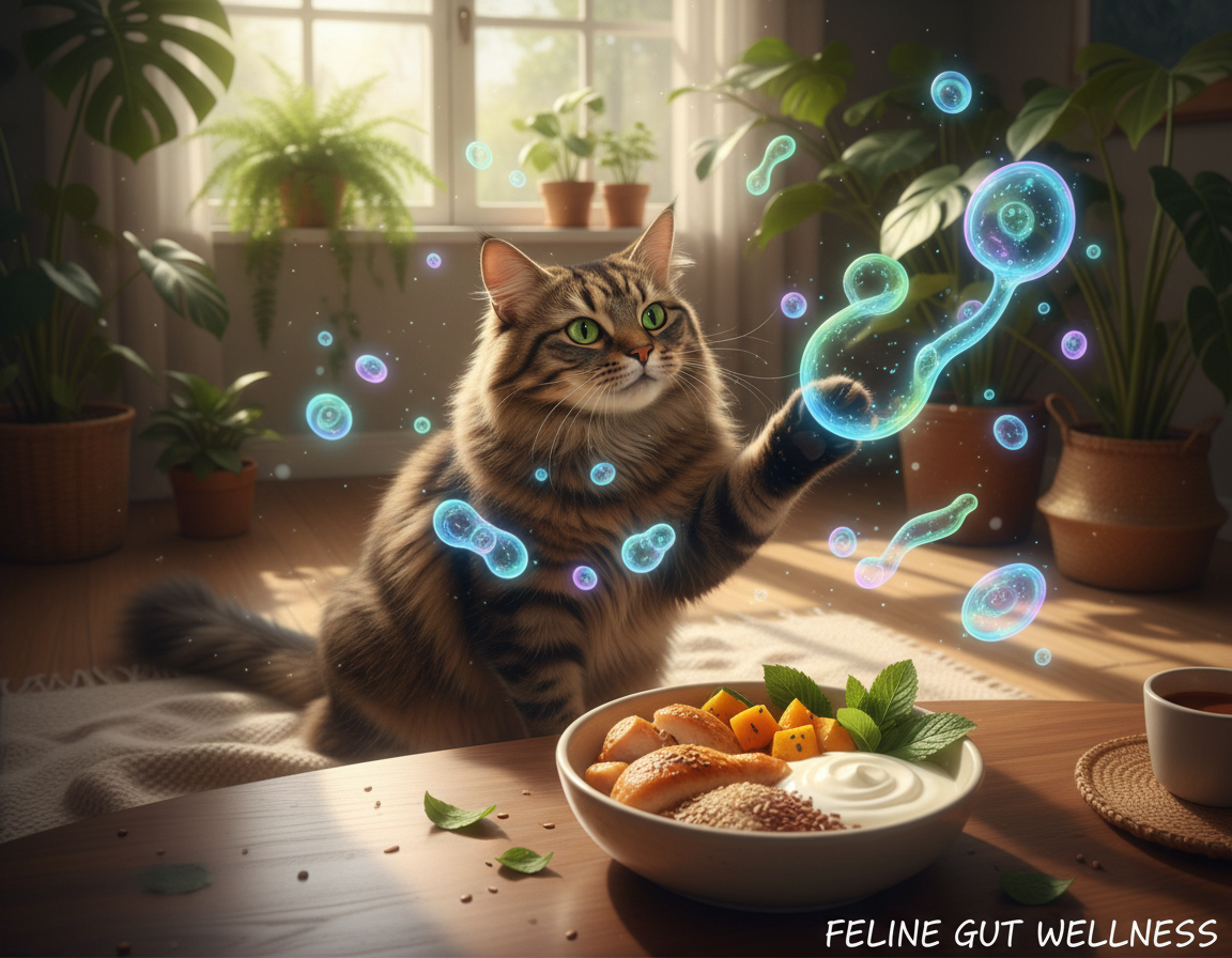 refacerea florei intestinale a pisicii