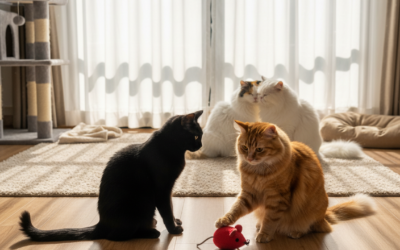 Relația pisicii cu alte pisici – Tot ce trebuie să știi despre asta!