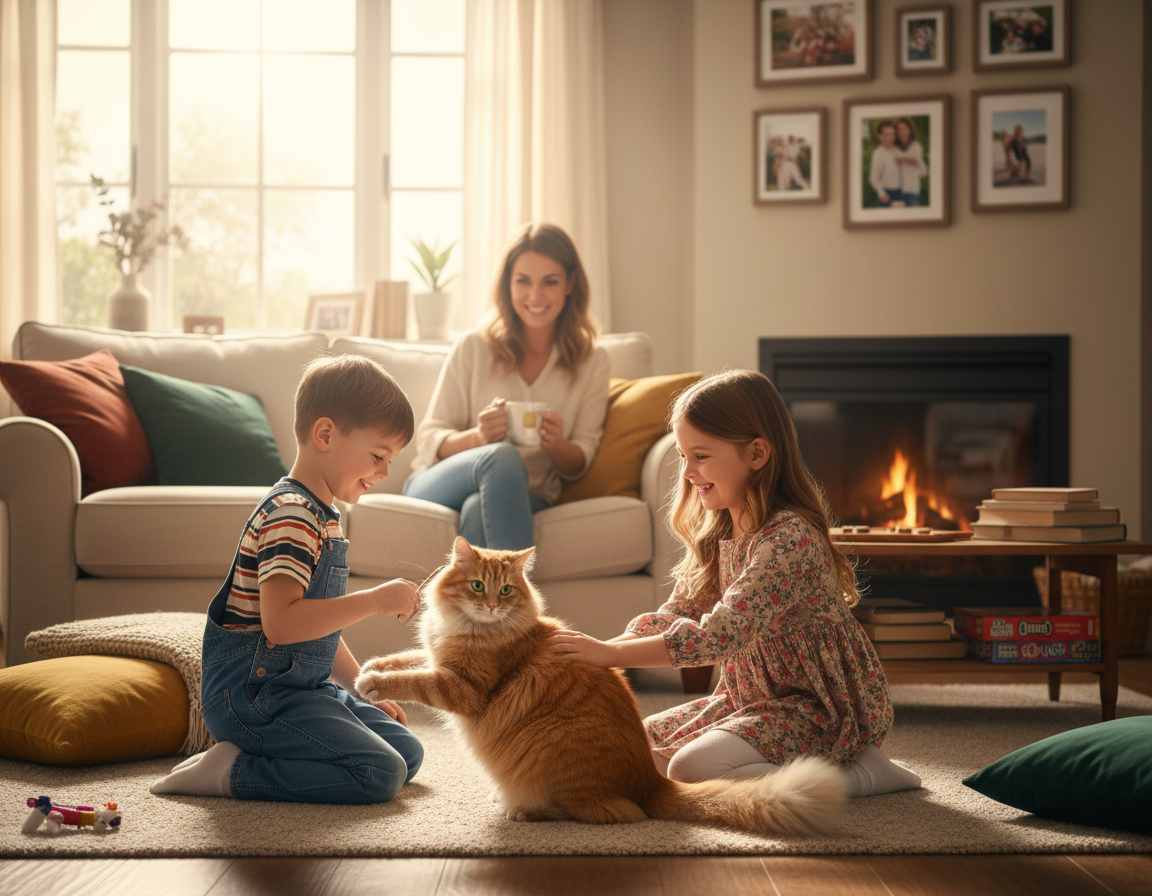 relatia-pisicii-cu-membrii-familiei relația pisicii cu membrii familiei