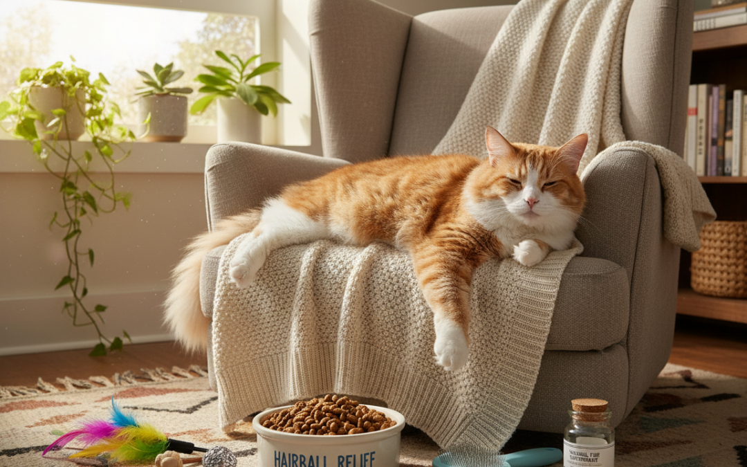 Remedii împotriva ghemelor de păr la pisici – Tot ce trebuie să știi despre asta!