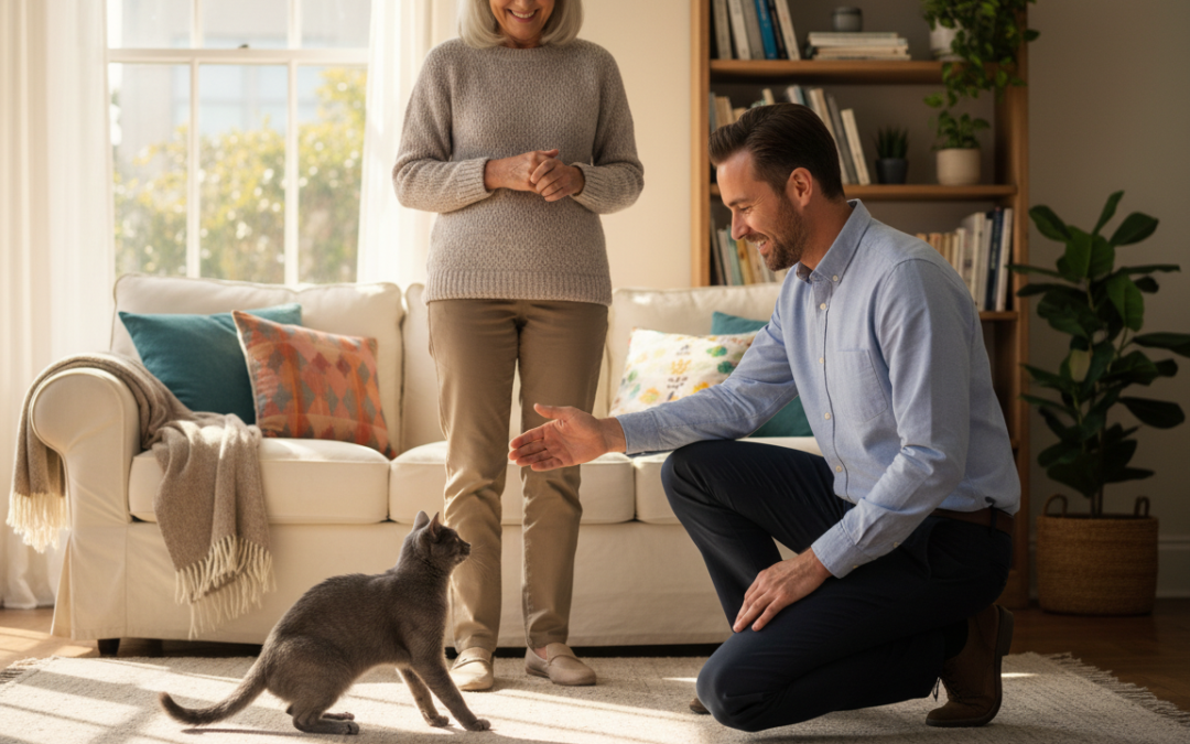 Socializarea pisicii cu persoane străine – Tot ce trebuie să știi despre asta!