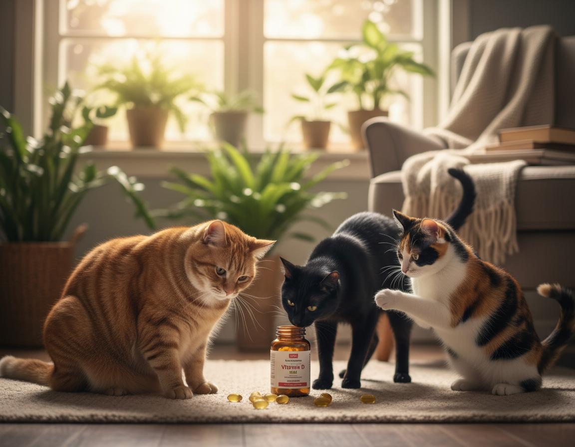 suplimentarea cu vitamina D la pisici