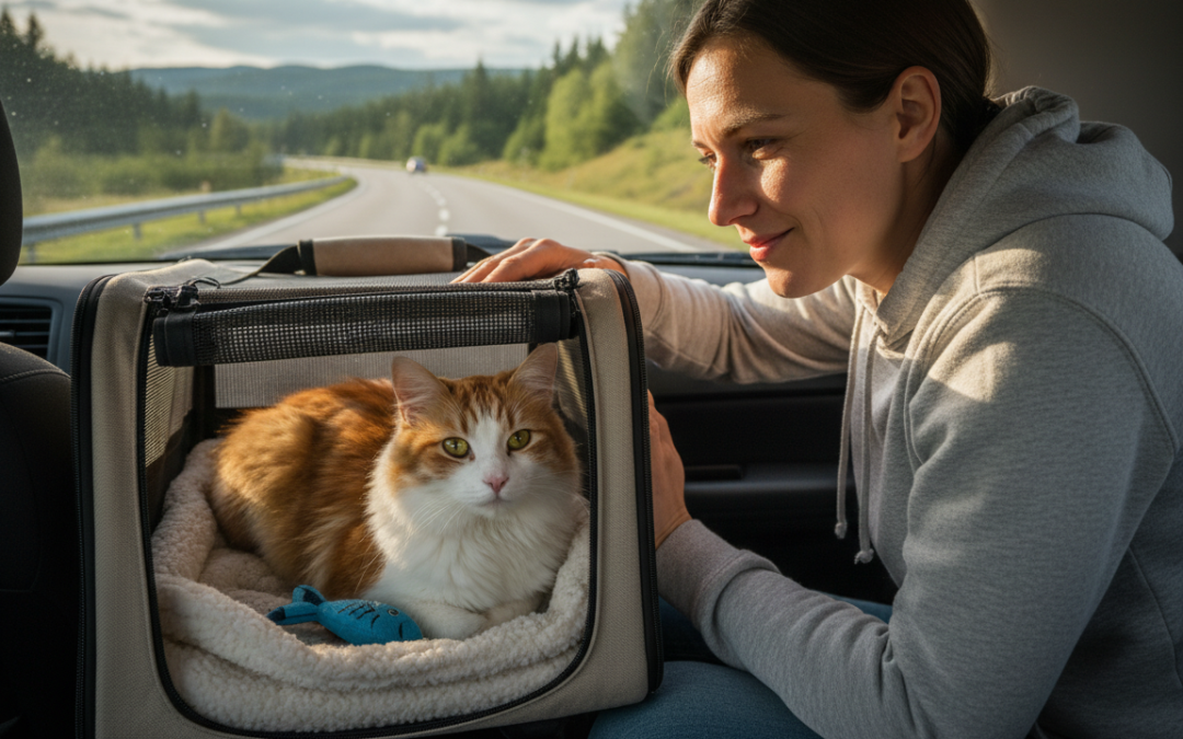 Tehnici pentru o călătorie liniștită cu pisica – Tot ce trebuie să știi despre asta!