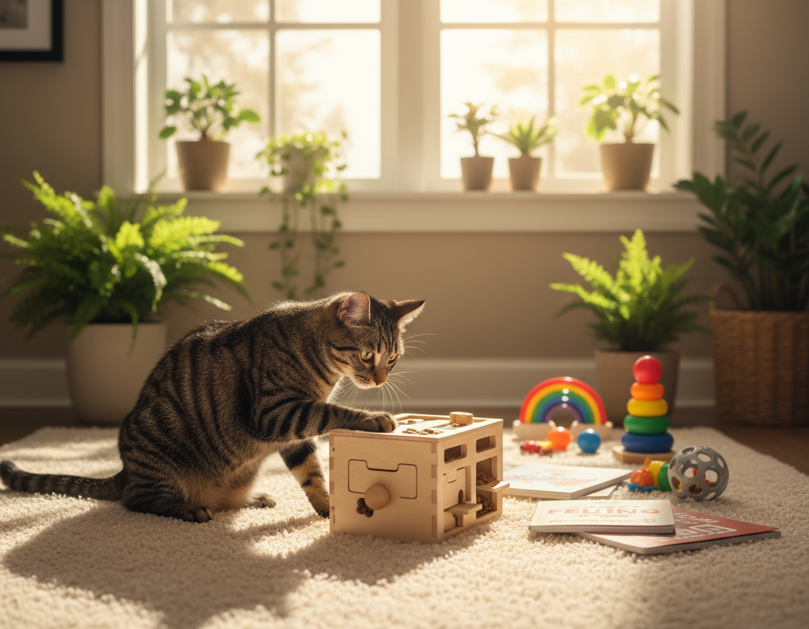 testarea capacităților de învățare ale pisicii