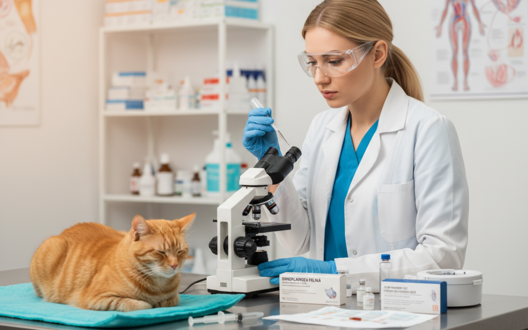 Testarea pentru dirofilarioză la pisici – Tot ce trebuie să știi despre asta!