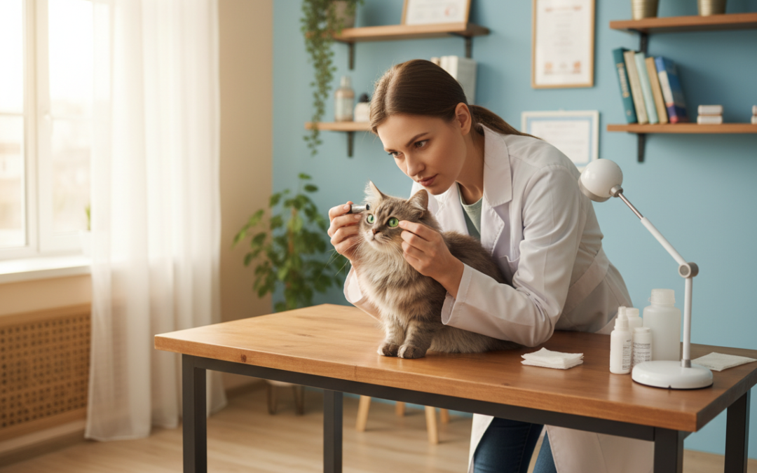 Tratamentul problemelor oculare la pisici – Tot ce trebuie să știi despre asta!