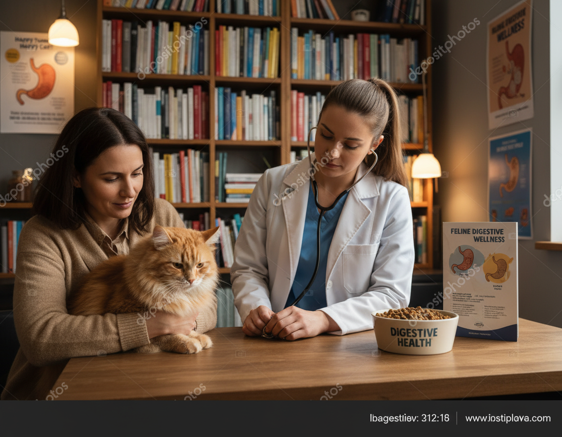 tratarea problemelor digestive la pisici