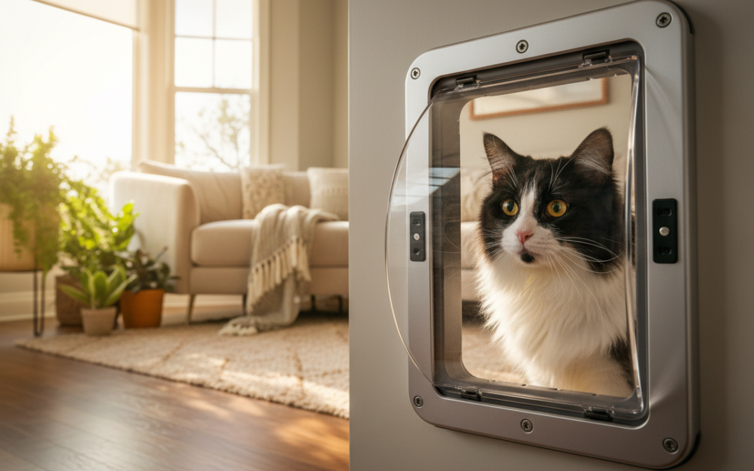 Uși sigure pentru pisică – Tot ce trebuie să știi despre asta!