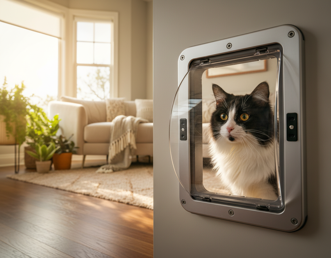 usi-sigure-pentru-pisica uși sigure pentru pisică