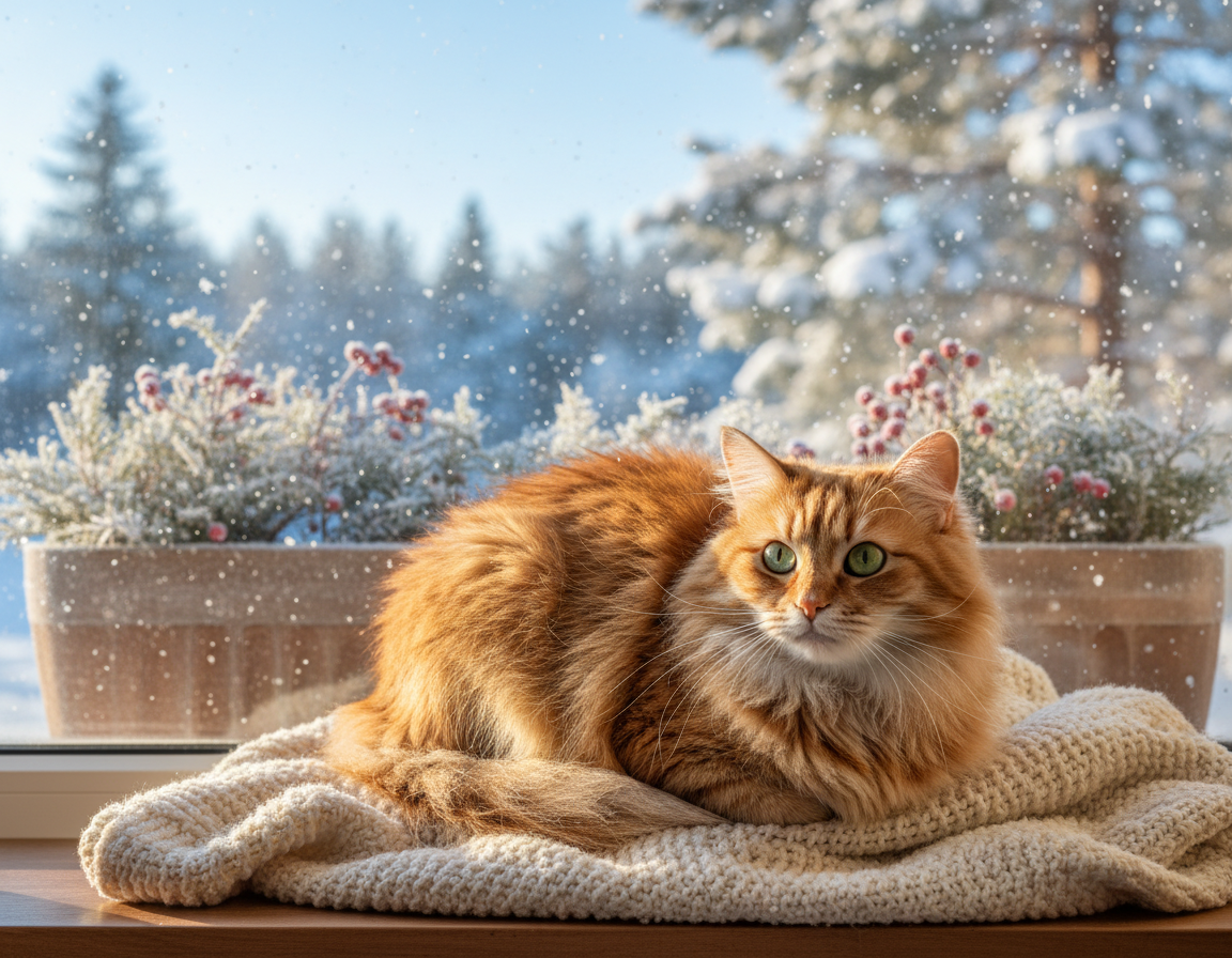 adaptarea pisicii la vreme rece