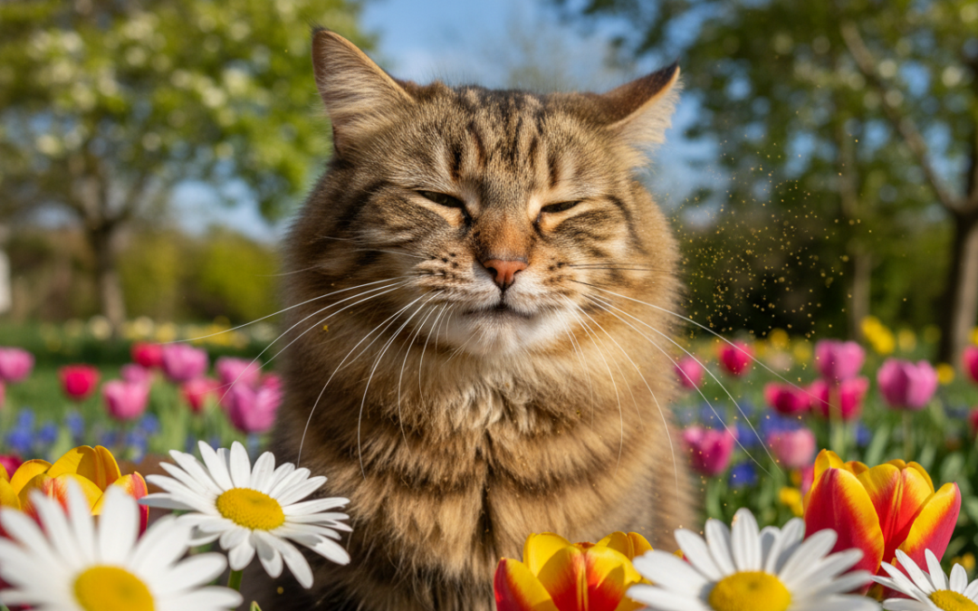 Alergia de primăvară la pisici – Tot ce trebuie să știi despre asta!