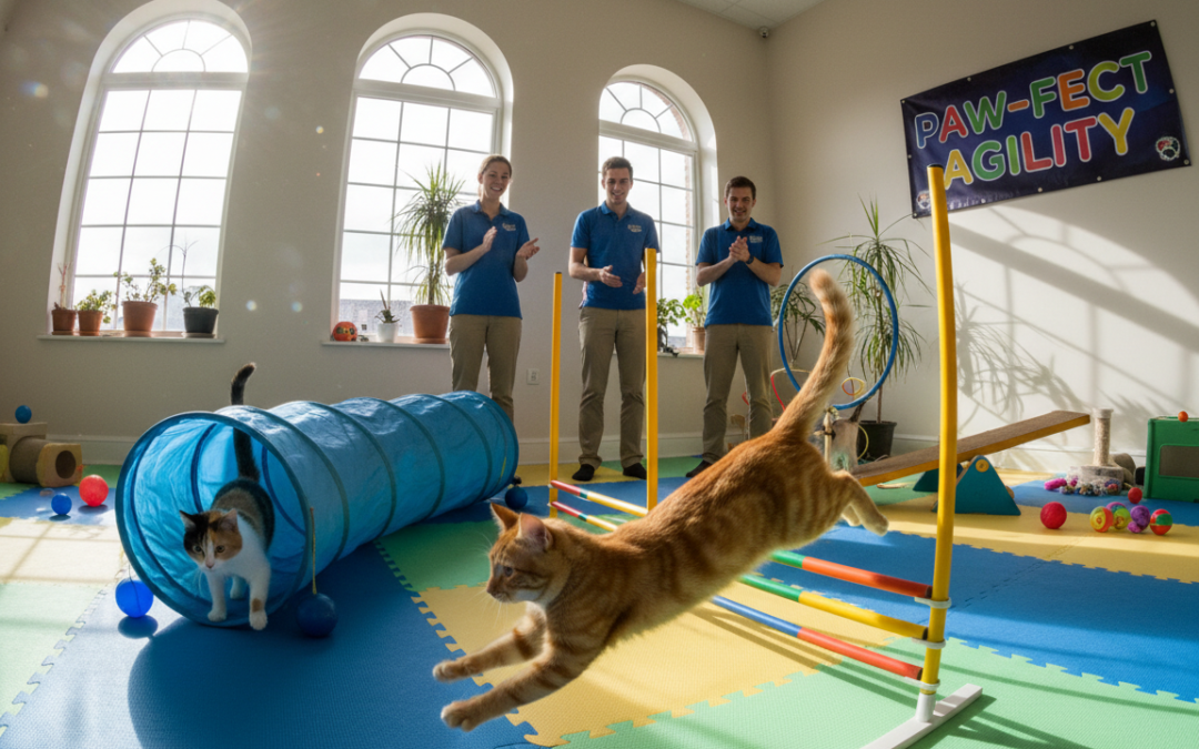 Antrenament de agilitate pentru pisici – Tot ce trebuie să știi despre asta!