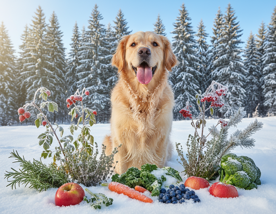 câine iarnă întărirea naturală a imunității