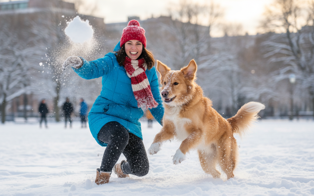 Jocuri de consolidare a relației pentru zilele reci – pentru câini și stăpâni